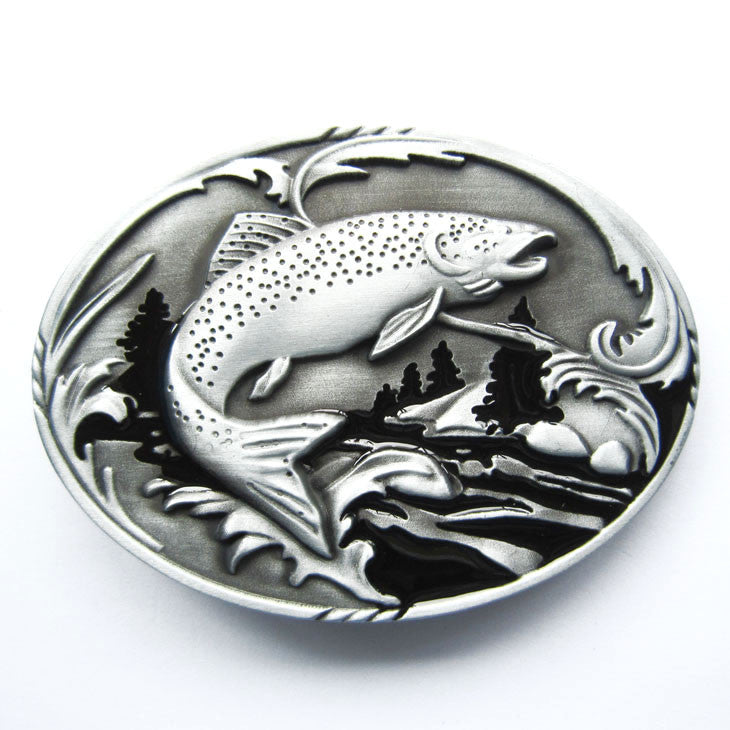 Bass Fish Fishing Belt Buckle – Yippo Accessories
